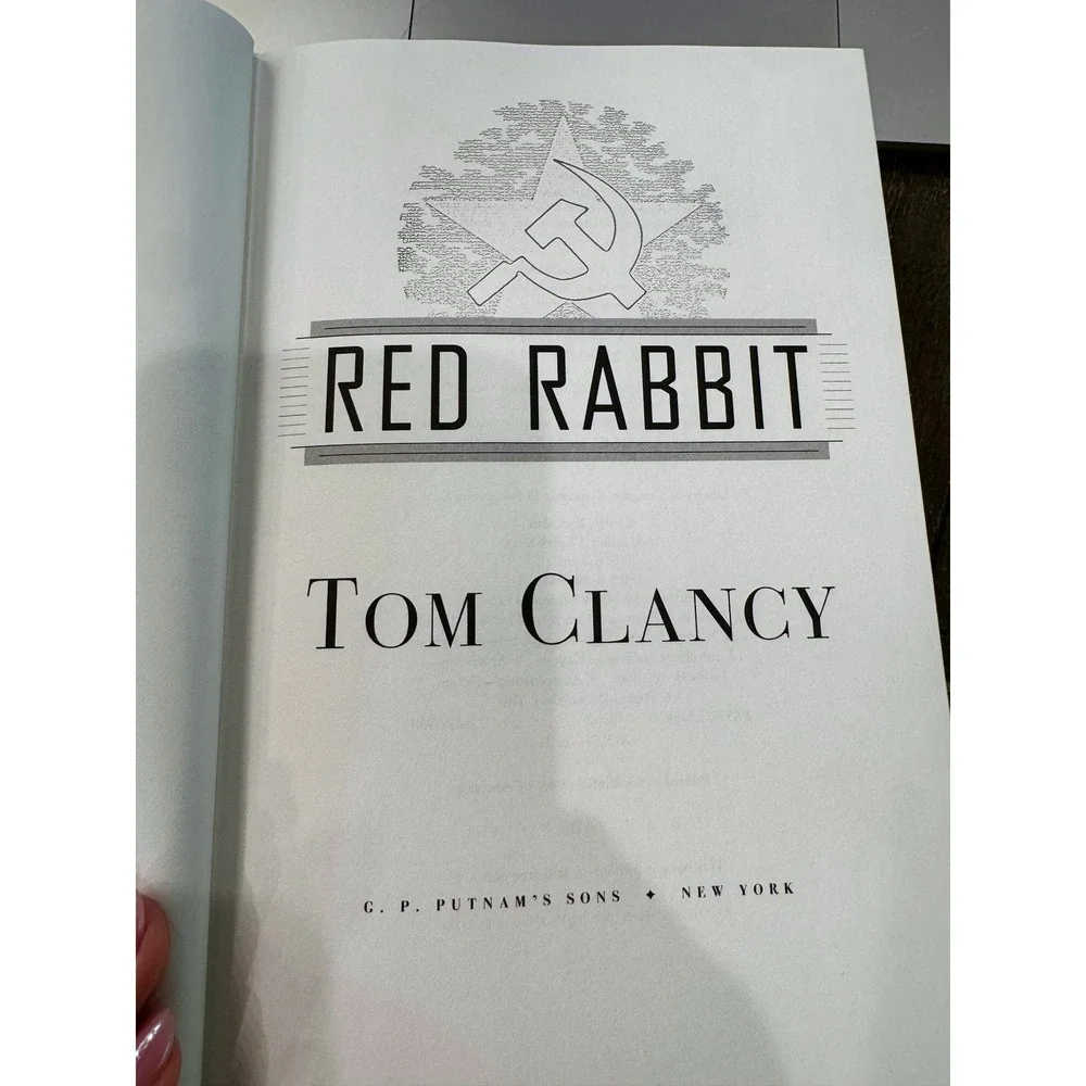 Tom Clancy Red Rabbit First Edition First Printing 2002 Hardcover Dust Jacket